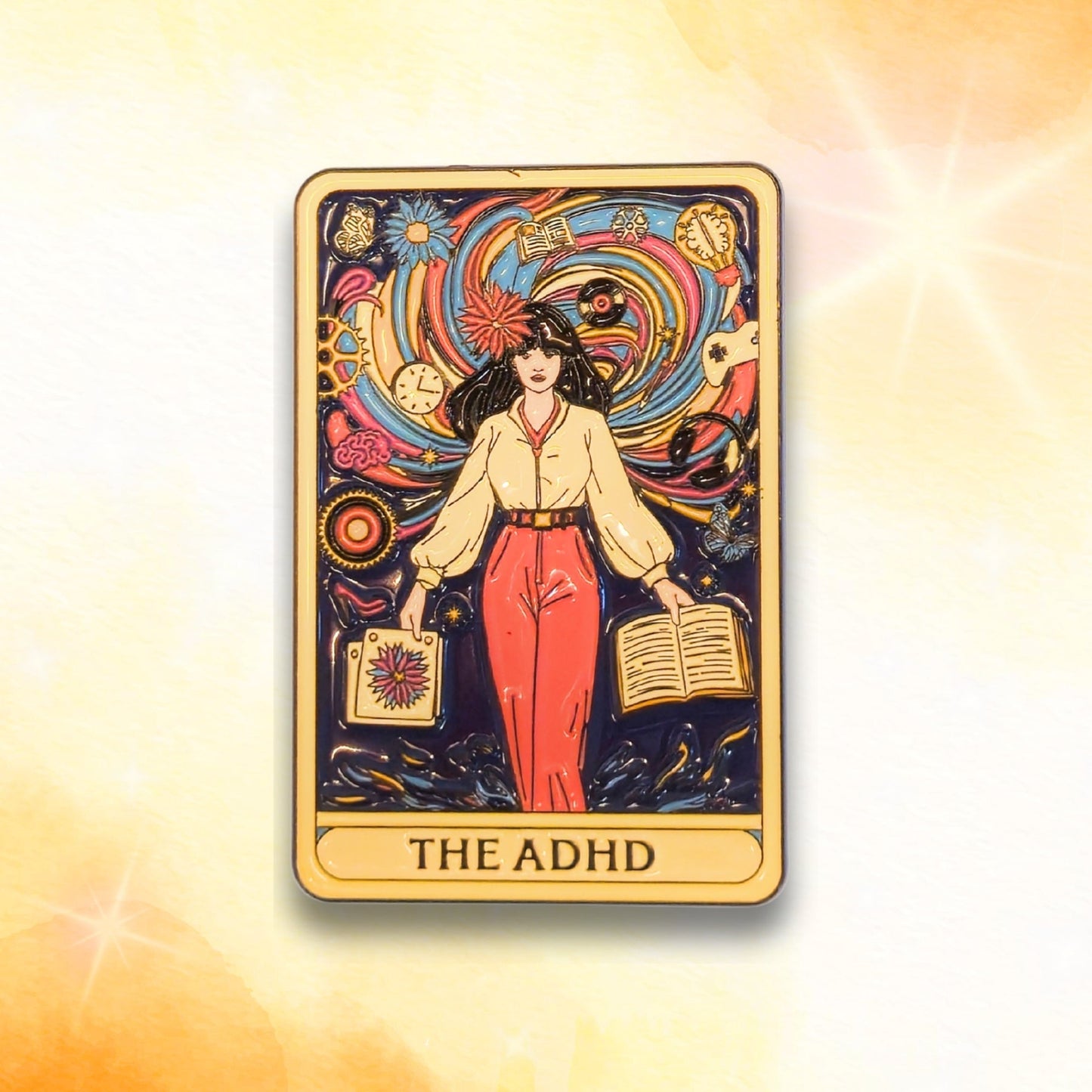 The ADHD (Tarot Card) | Collectible Pin - Velora