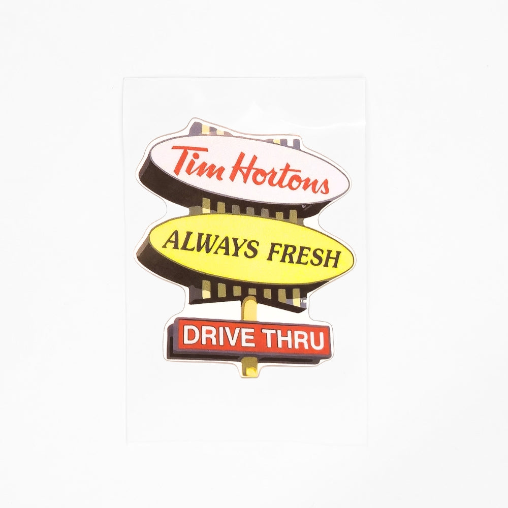 Timmies Drive Thru | Vinyl Sticker - Velora
