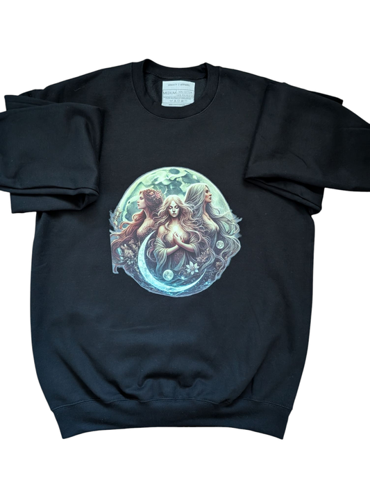 Triple Goddess Sweatshirt - Velora
