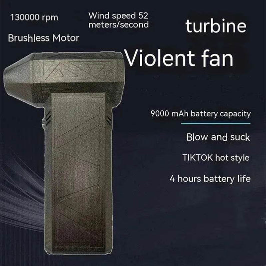 Turbo Fan Silent High Power Brushless Motor Air Duster Fast Recharging