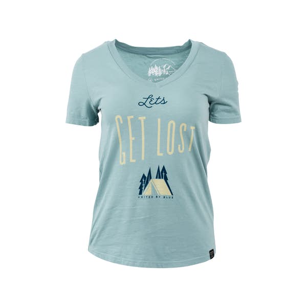 United By Blue Womens Let's Get Lost Organic Cotton T-Shirts - Velora Luxury Fashion
