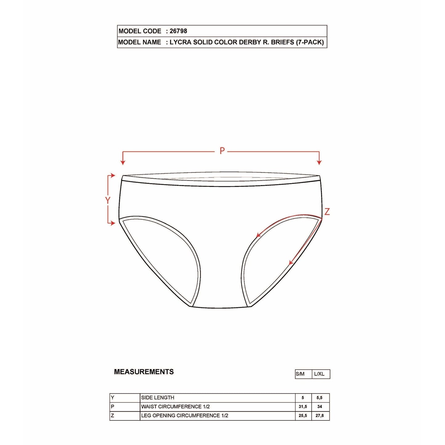 7-Pack Women’s Ribbed Cotton Bikini Panties – Stretch Slip Brief Underwear Set - Velora