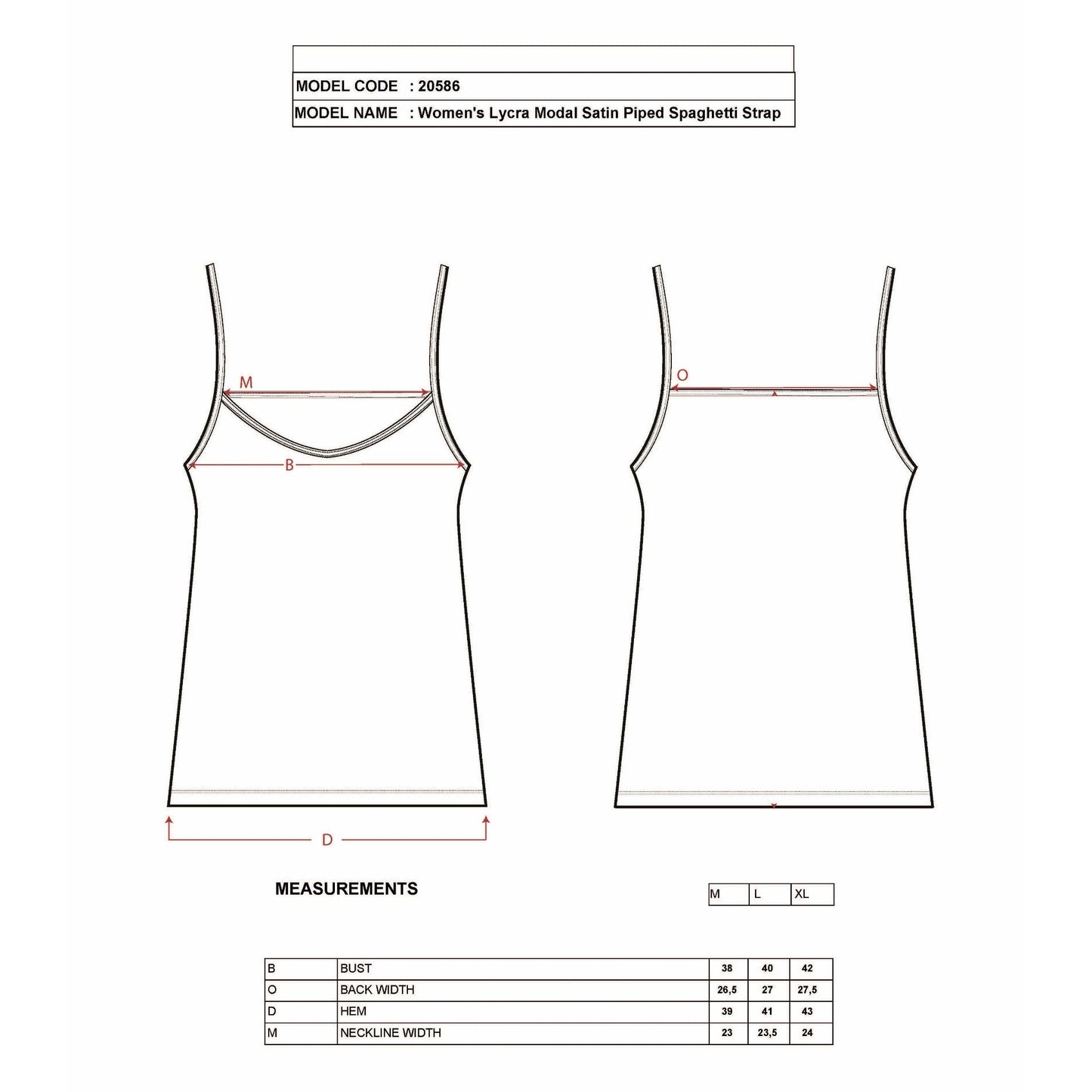 Women's Cotton Modal Camisole – Soft Adjustable Strap Tank Top for Everyday Comfort - Velora