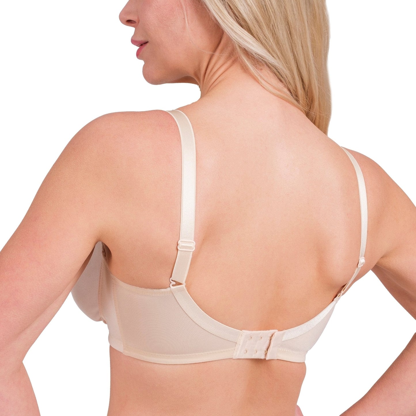 Wireless Full-Coverage Lace Bra – Lightweight, Breathable & Soft Support for Daily Comfort (White, Black, Skin) - Velora