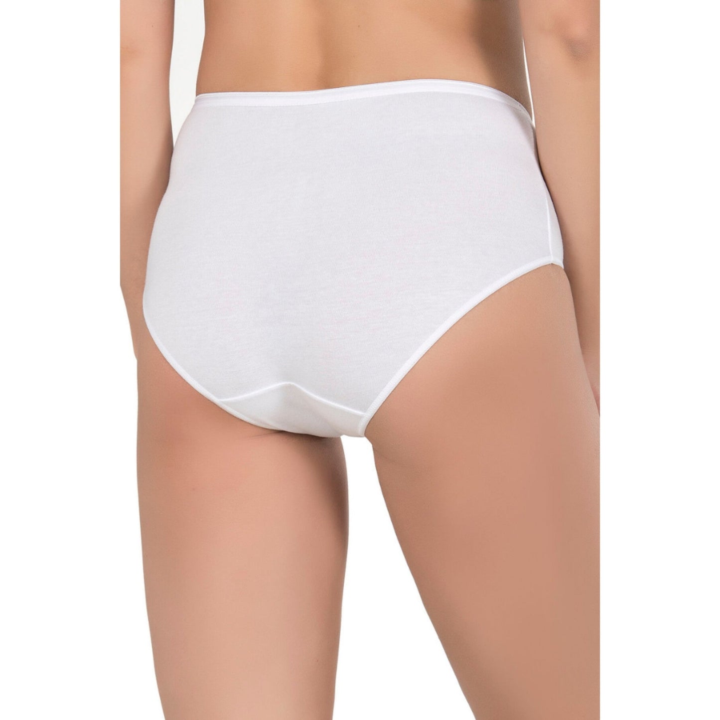 Women’s High-Waist Modal Cotton Panties – 3-Pack Seamless, Breathable, Full-Coverage Briefs (Black, Skin, White) - Velora