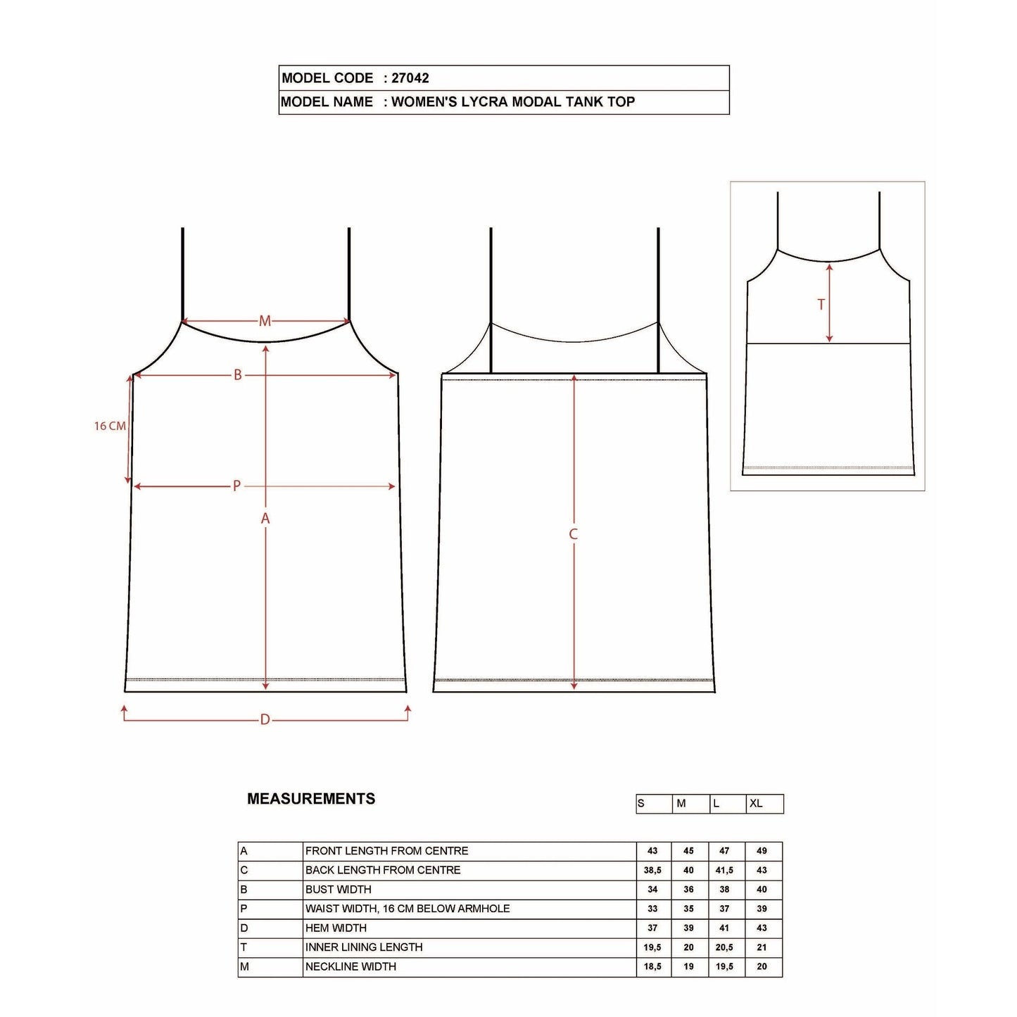 Women's Cotton-Modal Camisole Top – Soft Stretch Knit Tank with Thin Straps - Velora