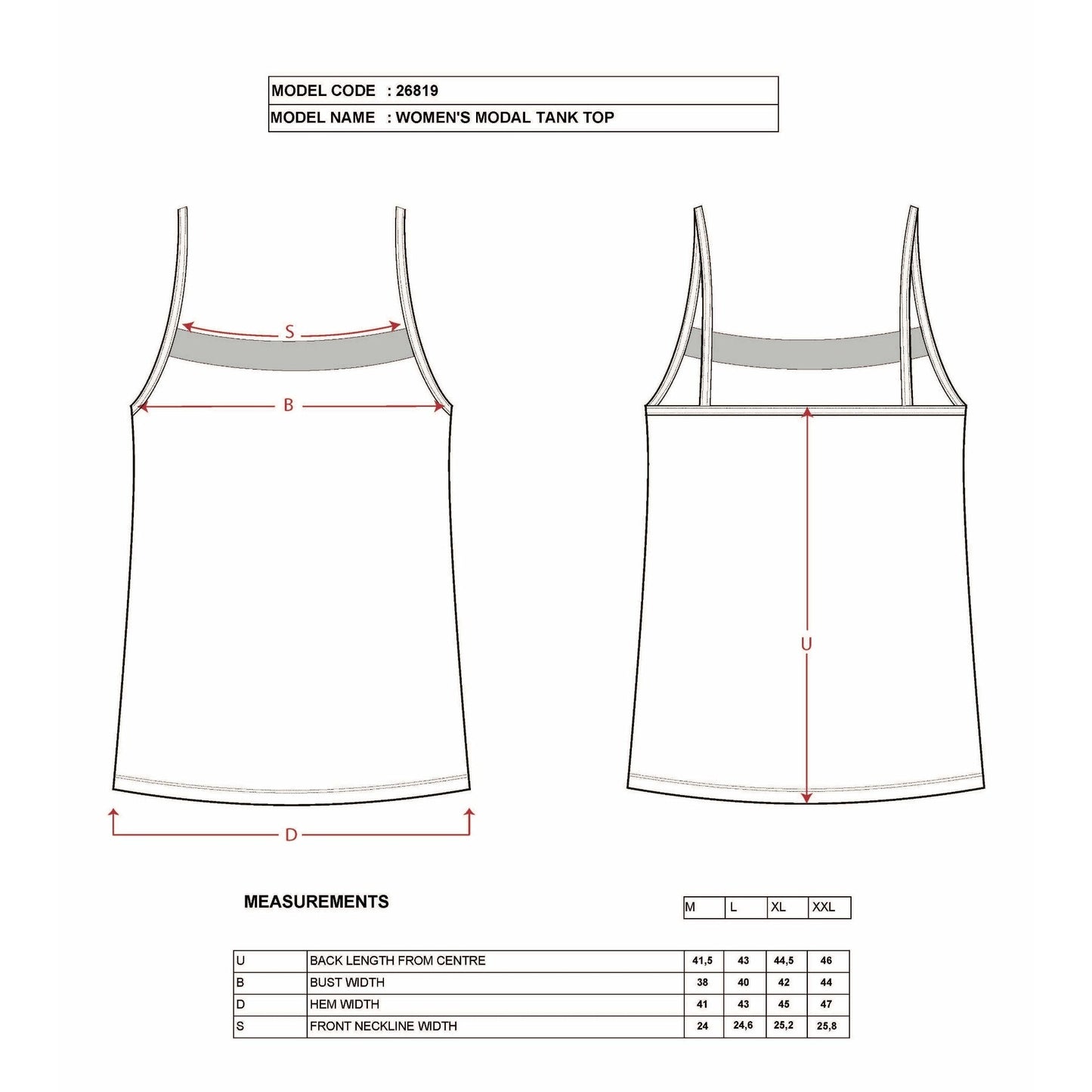 Women’s Cotton Modal Camisole with Mesh Detail – Soft Stretch Tank Top with Thin Straps - Velora