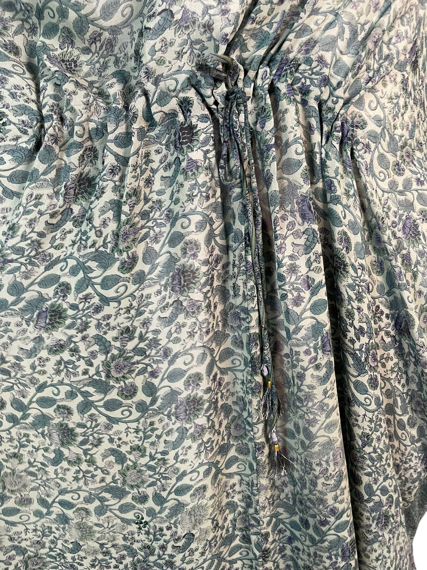 PRG6377 Sheer Avatar Pure Silk Maxi Kaftan - Velora