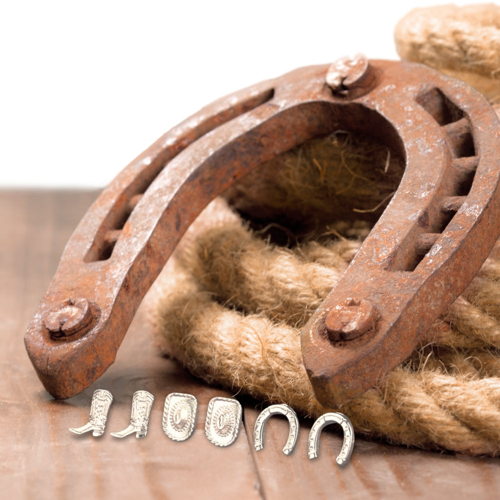 Country & Western Stud Earrings - Velora