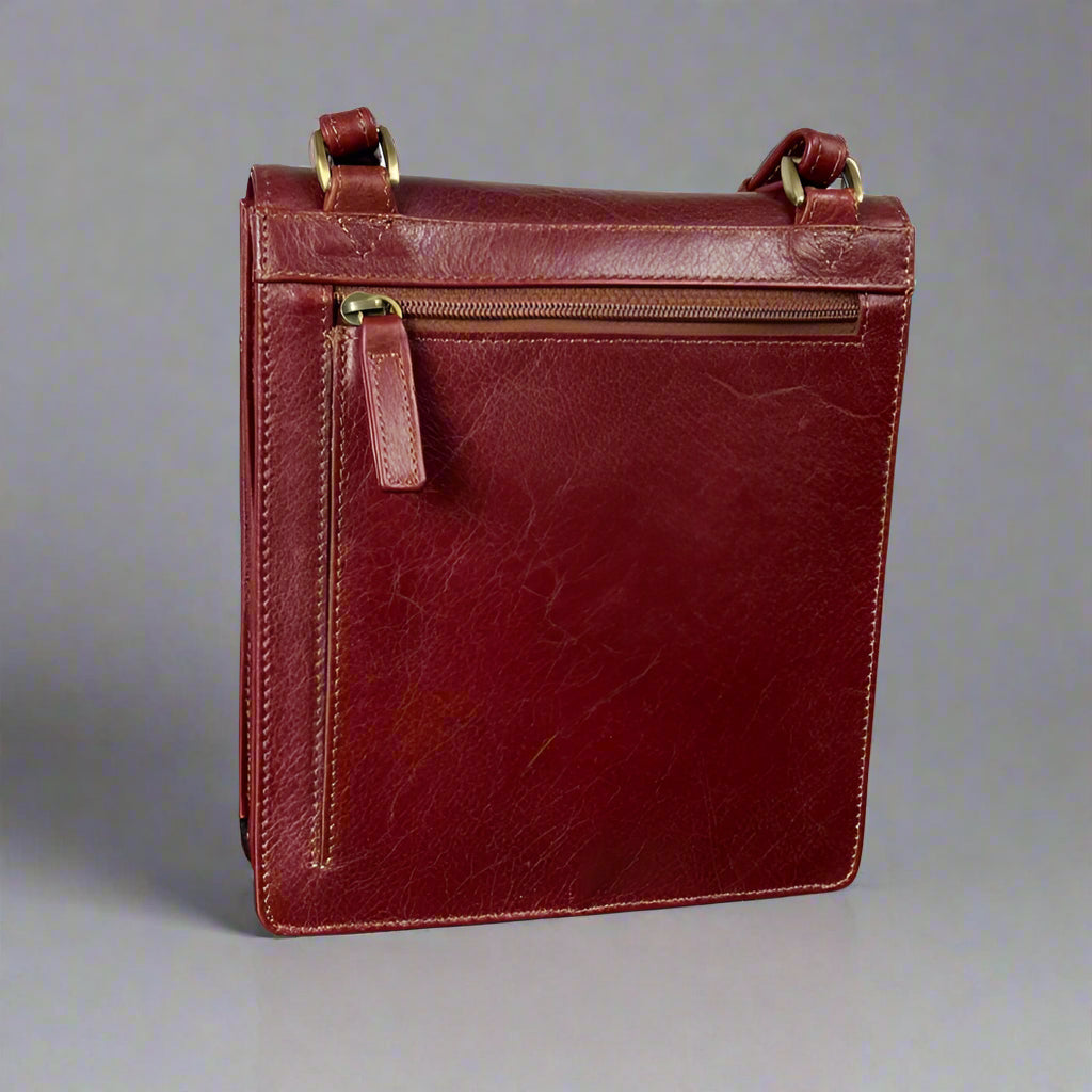 Derek Alexander Small Organizer Crossbody Bag Boutique of Leathers/Open Road