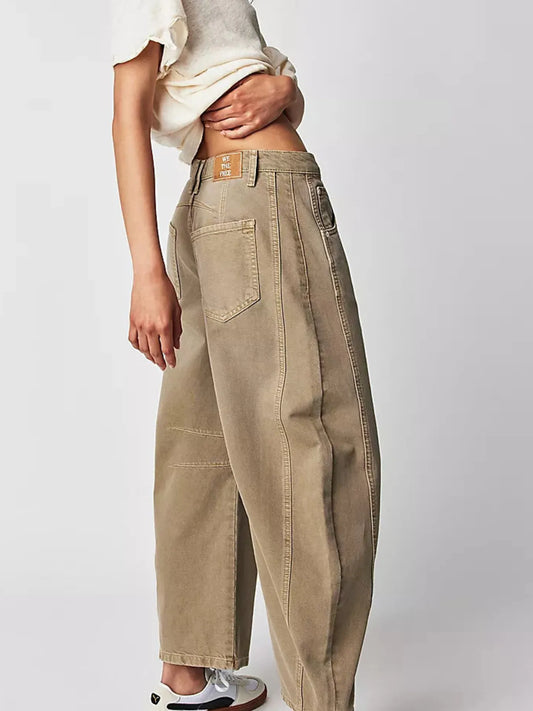 Wide Leg Relaxed Fit Jeans - Velora Luxury Fashion