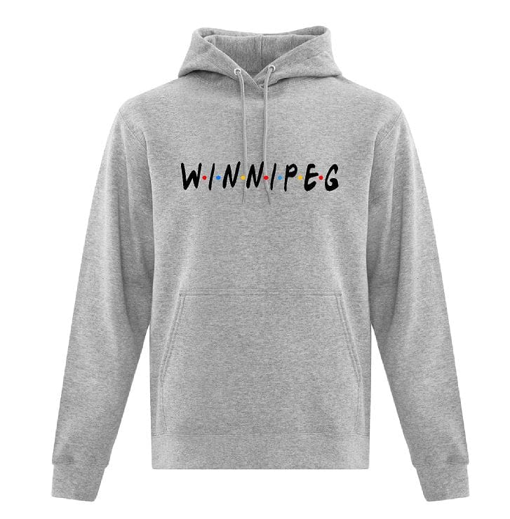 Winnipeg Friends Grey Hoodie - Velora Luxury Fashion