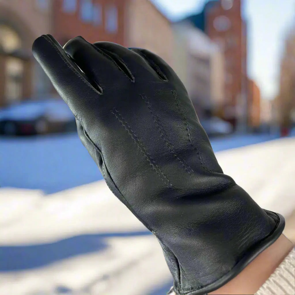 Women's Leather Gloves with Fur Lining Boutique of Leathers/Open Road