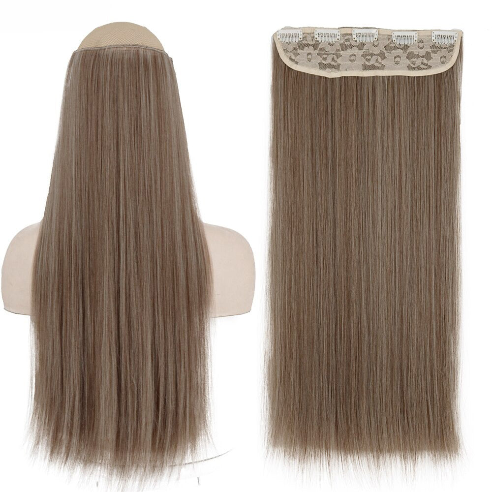 Women's Clip-In Hair Extensions Long Straight Curly High-Temperature Fiber - Velora