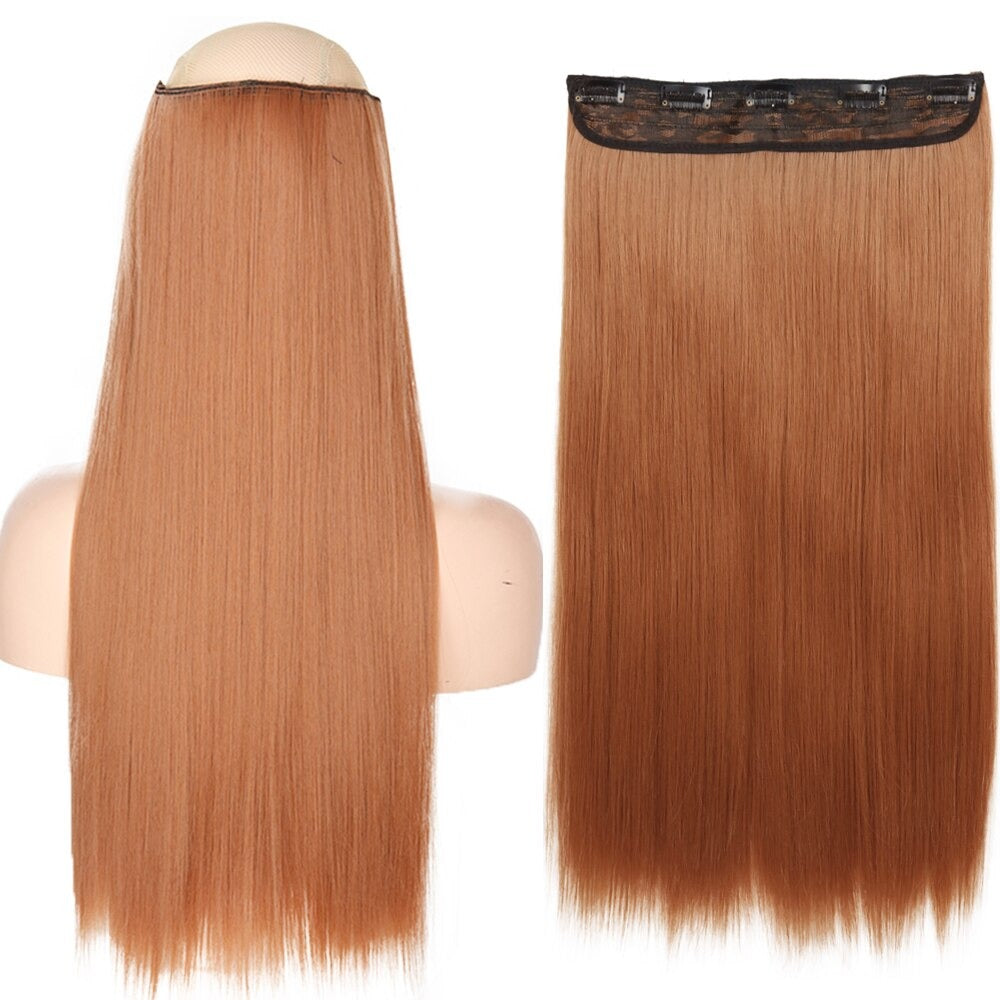 Women's Clip-In Hair Extensions Long Straight Curly High-Temperature Fiber - Velora