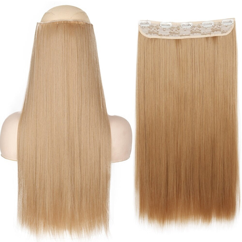 Women's Clip-In Hair Extensions Long Straight Curly High-Temperature Fiber - Velora