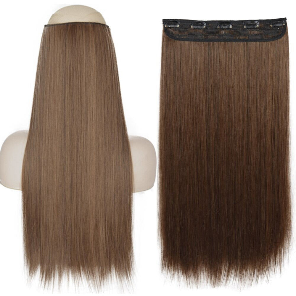 Women's Clip-In Hair Extensions Long Straight Curly High-Temperature Fiber - Velora