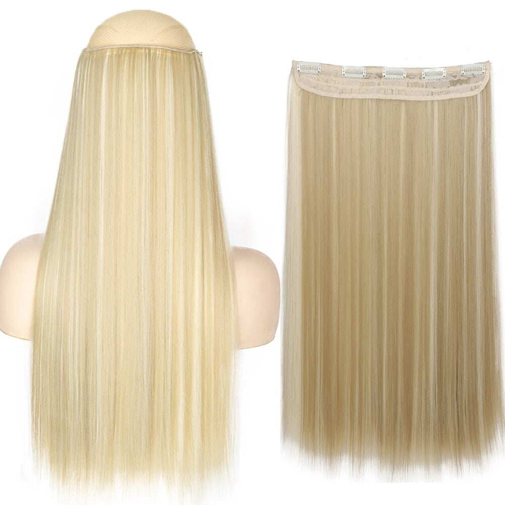 Women's Clip-In Hair Extensions Long Straight Curly High-Temperature Fiber - Velora