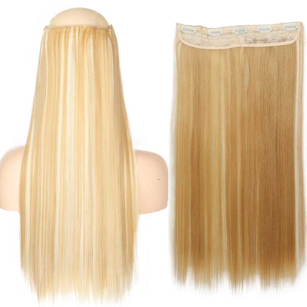 Women's Clip-In Hair Extensions Long Straight Curly High-Temperature Fiber - Velora