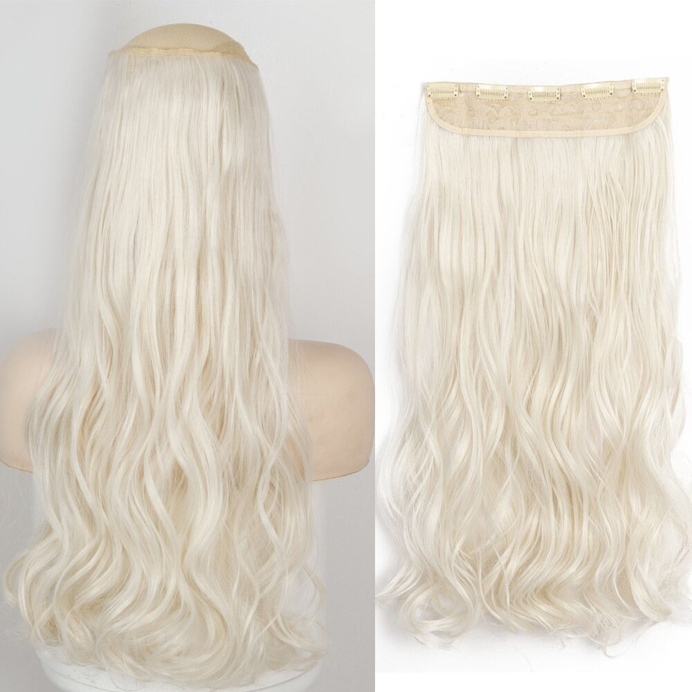 Women's Clip-In Hair Extensions Long Straight Curly High-Temperature Fiber - Velora