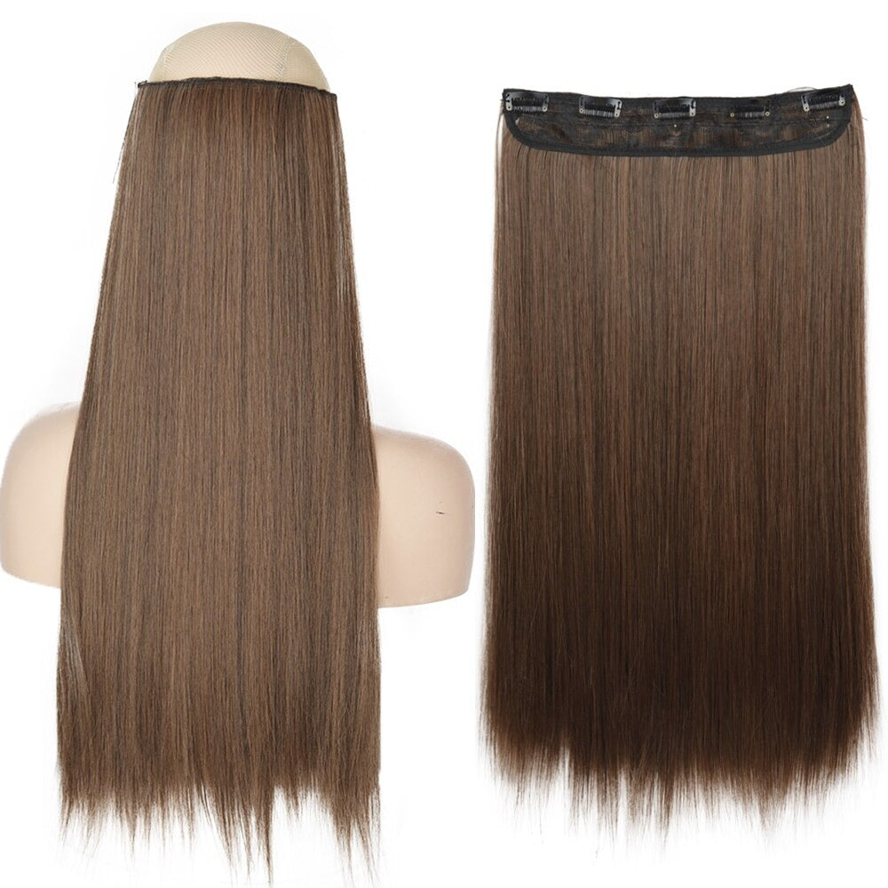 Women's Clip-In Hair Extensions Long Straight Curly High-Temperature Fiber - Velora
