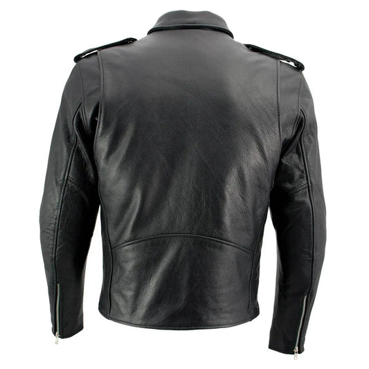 X Element Men's Leather Motorcycle Jacket - Velora Luxury Fashion