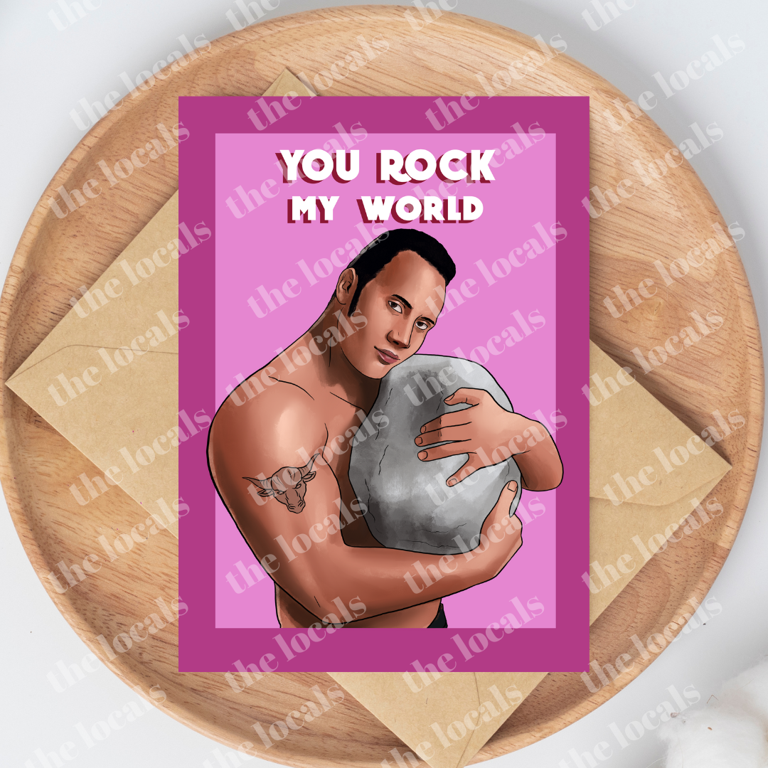 You Rock My World Greeting Card - Velora Luxury Fashion