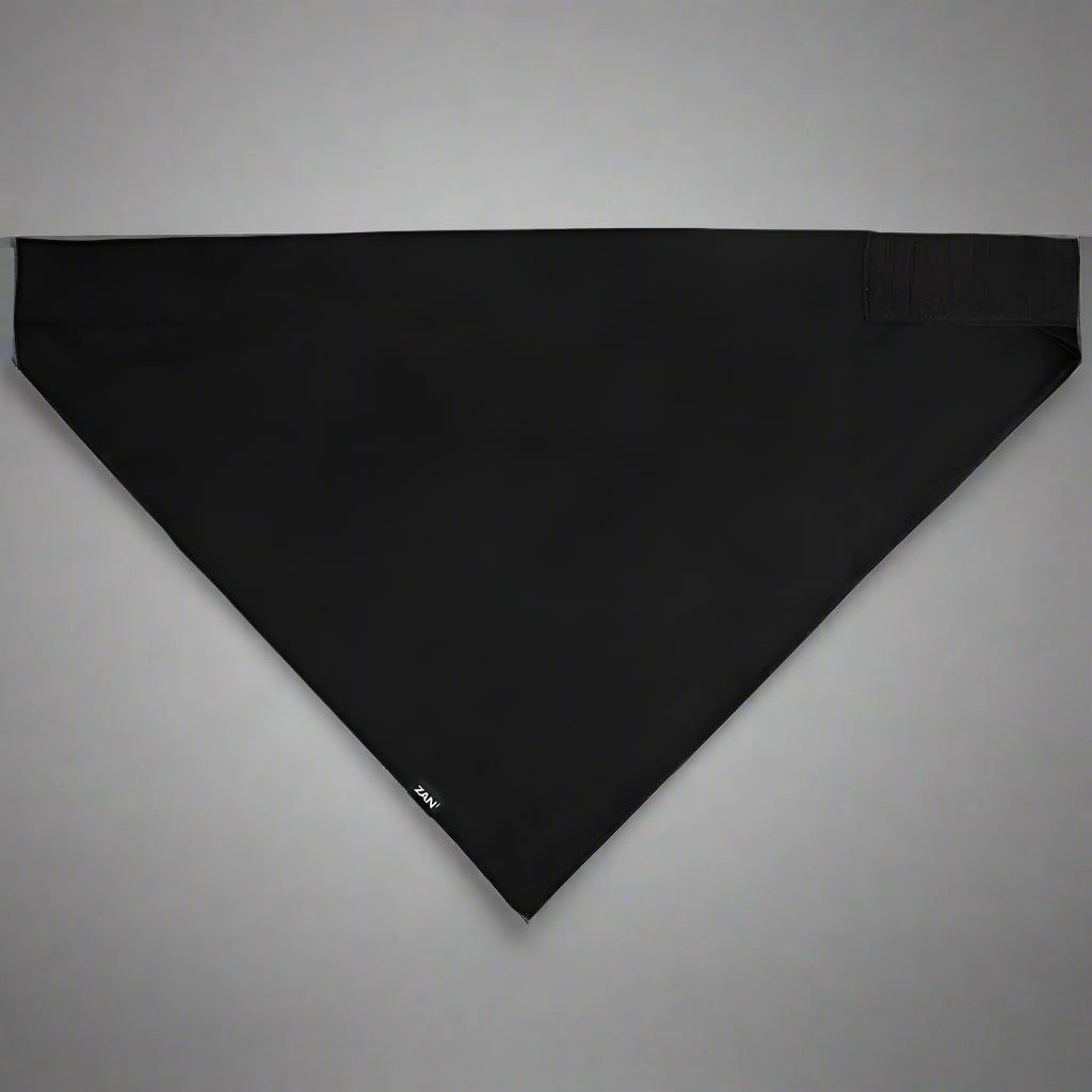 ZANheadgear 3 In 1 Classic Plain Black Bandana - Velora Luxury Fashion