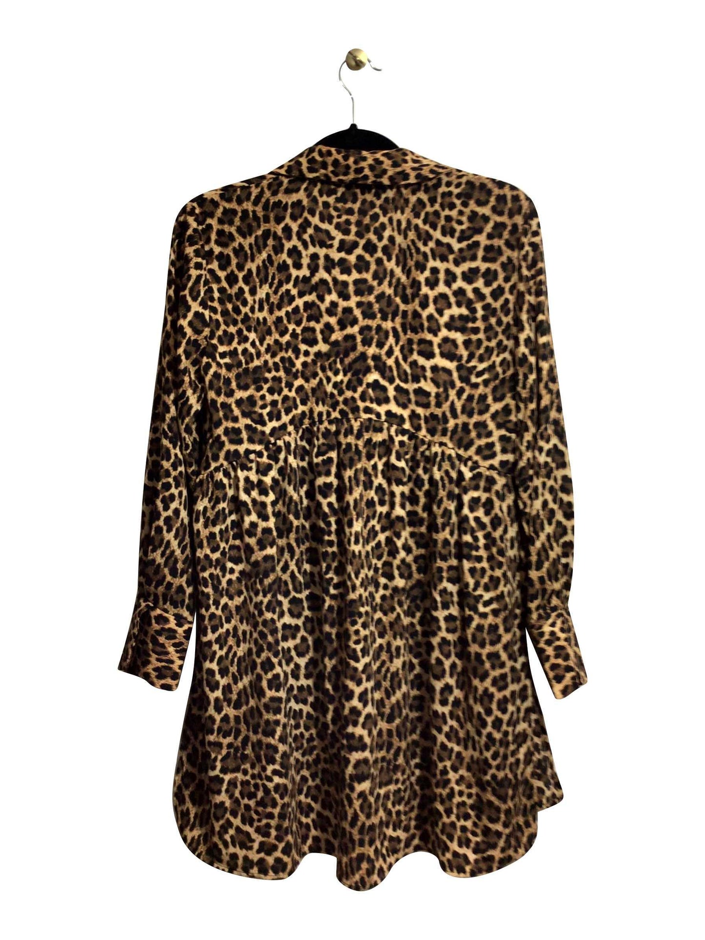 ZARA Regular fit Midi Dress in Brown - XS - Velora