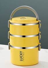 Sealed Multi Layered Thermal Stainless Steel Insulated Lunch box - Velora