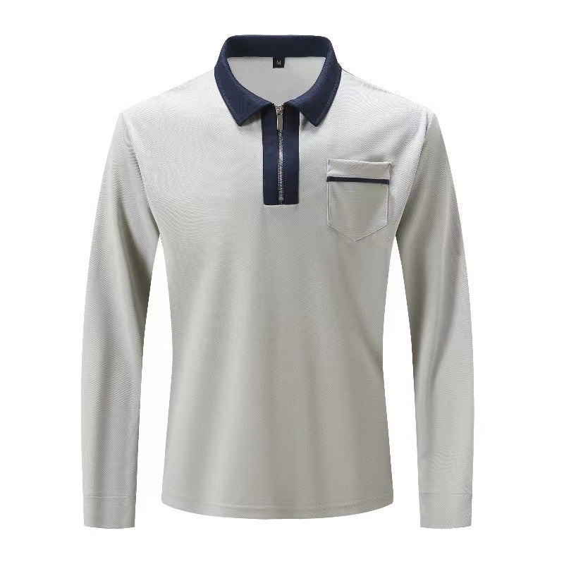 2024 Autumn Mens Long Sleeve Zipper Polo Shirts https://like2b-uy