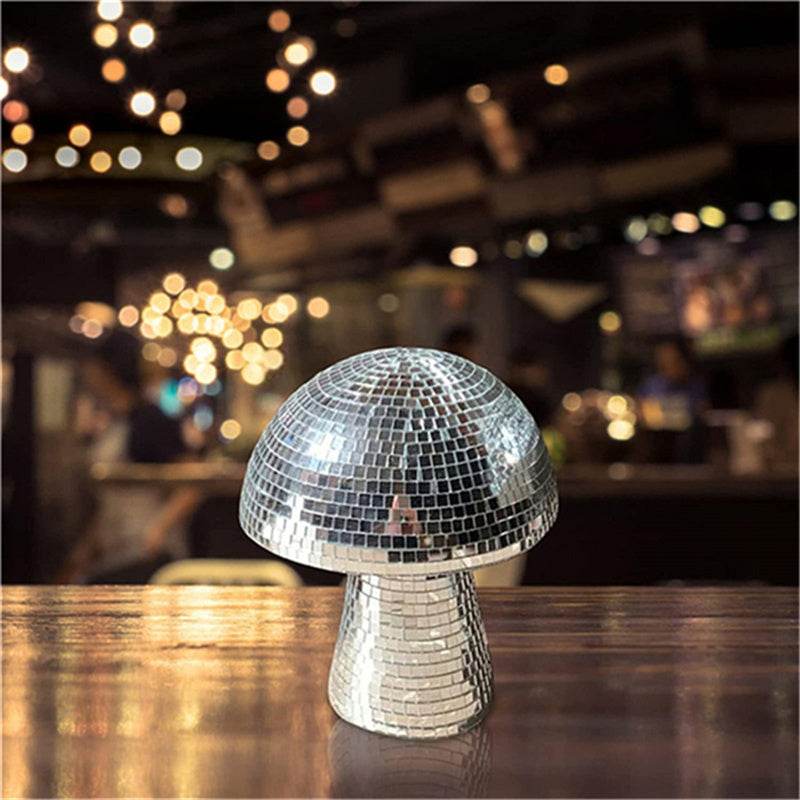 Mirror Glass Brick Mushroom Disco Ball Upholstery - Velora