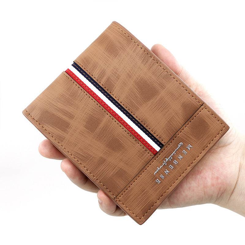 Large Capacity Tri-fold Bag Coin Bag Card Slots ID Card Wallet - Velora