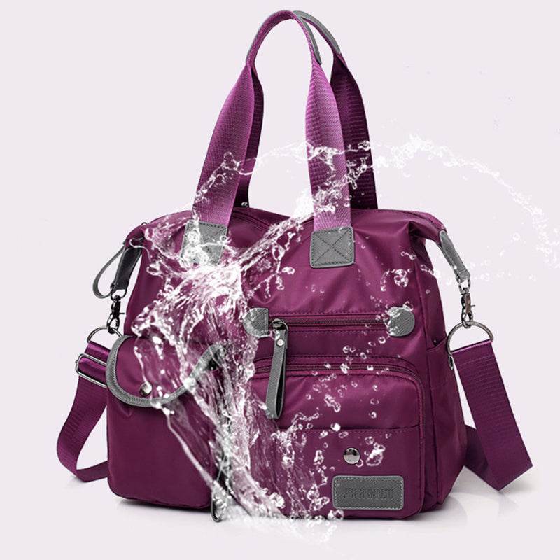 Large Capacity Multi-pocket Shoulder Bag For Women Nylon Waterproof Handbags Female Casual Commuting Messenger Crossbody Bags - Velora