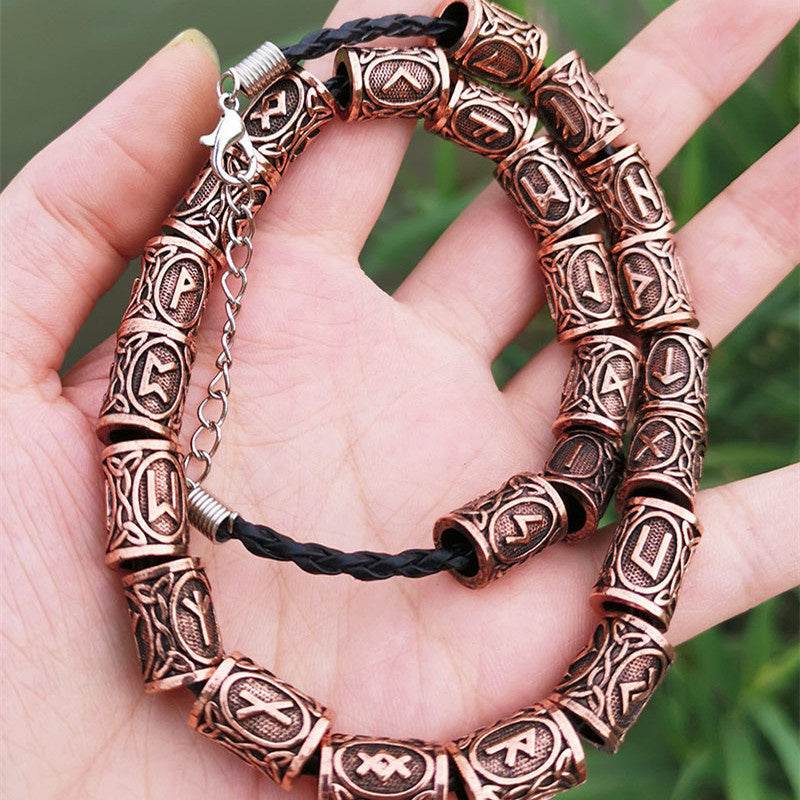 Set Of Viking Rune Beard Beads - Velora