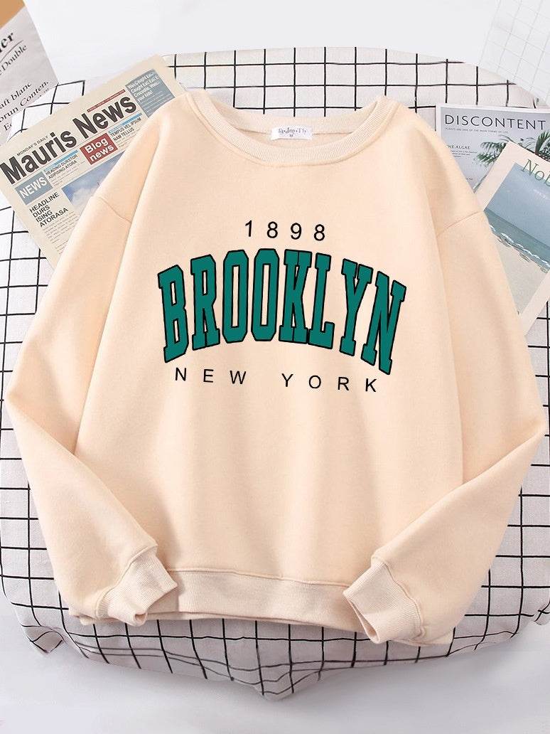 Autumn Kawaii Womens Sweatshirts 1898 Brooklyn - Velora