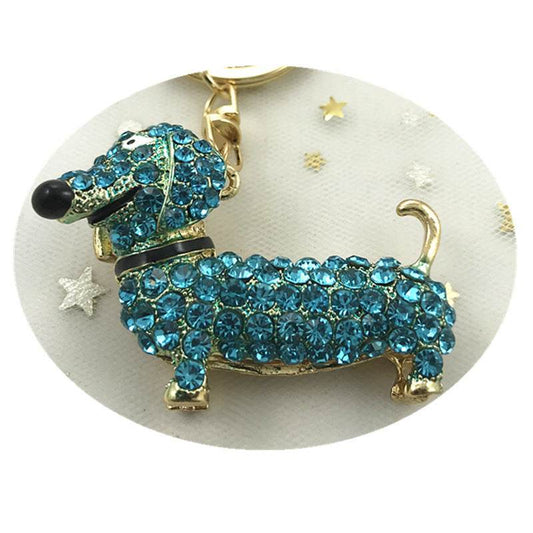 Beautiful Dachshund Keychain - Velora