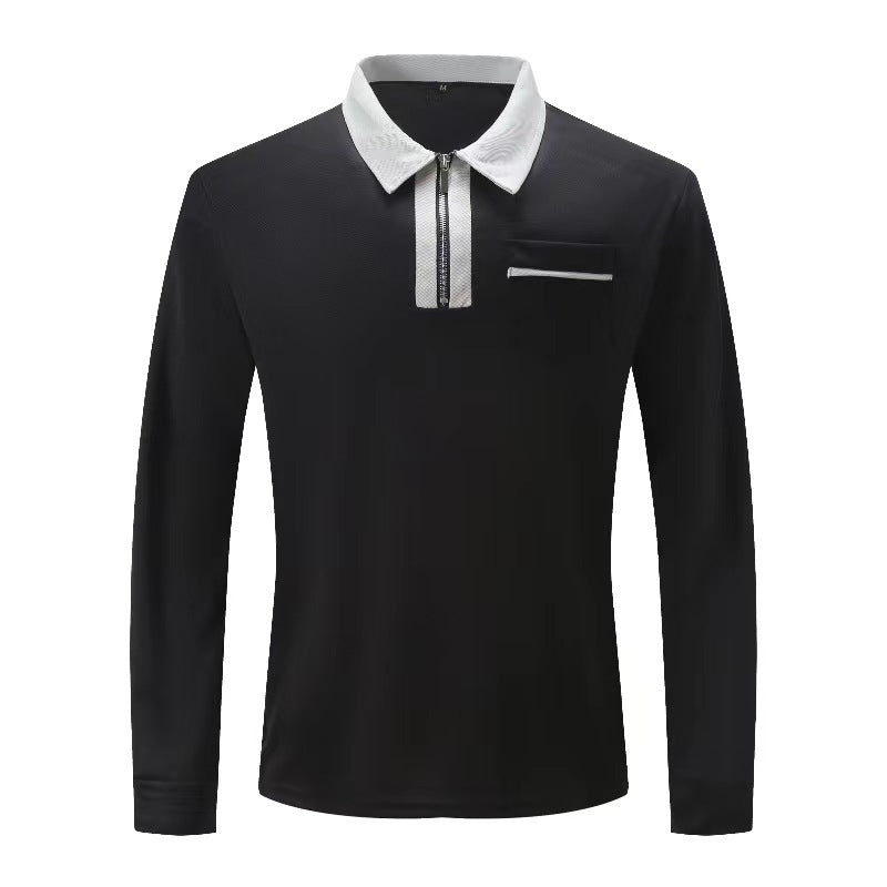 2024 Autumn Mens Long Sleeve Zipper Polo Shirts https://like2b-uy