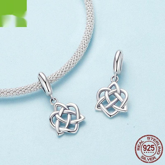 Pendant Diy Bracelet String Beads Accessories 925 Silver Bead - Velora