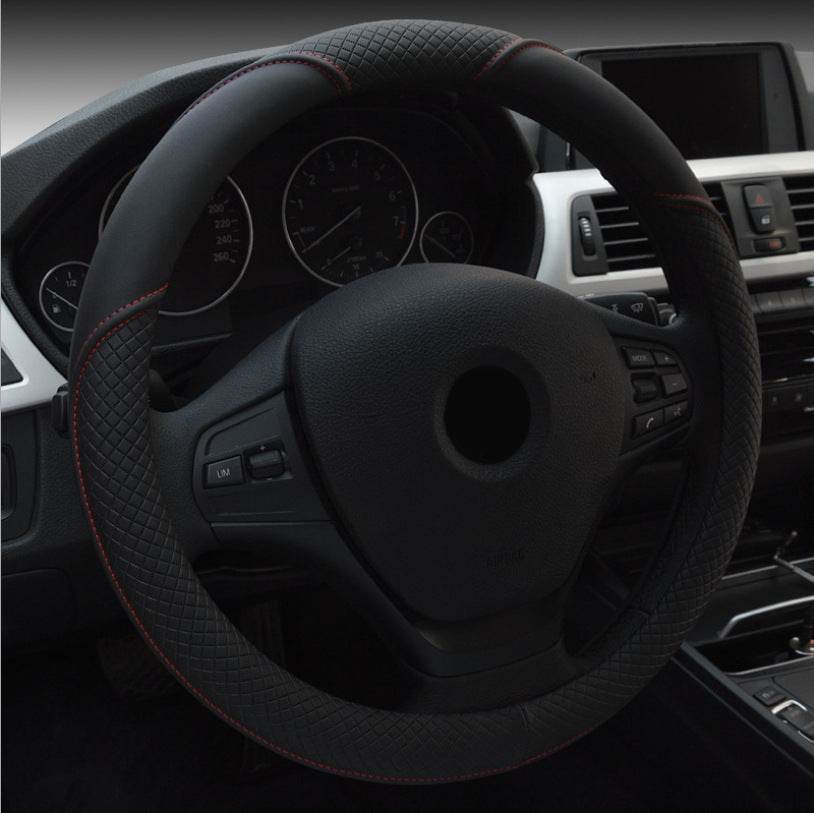 New Four Seasons Four Seasons Universal Ice Silk Non-Slip Car Steering Wheel Cover Braid Interior Car Accessories - Velora