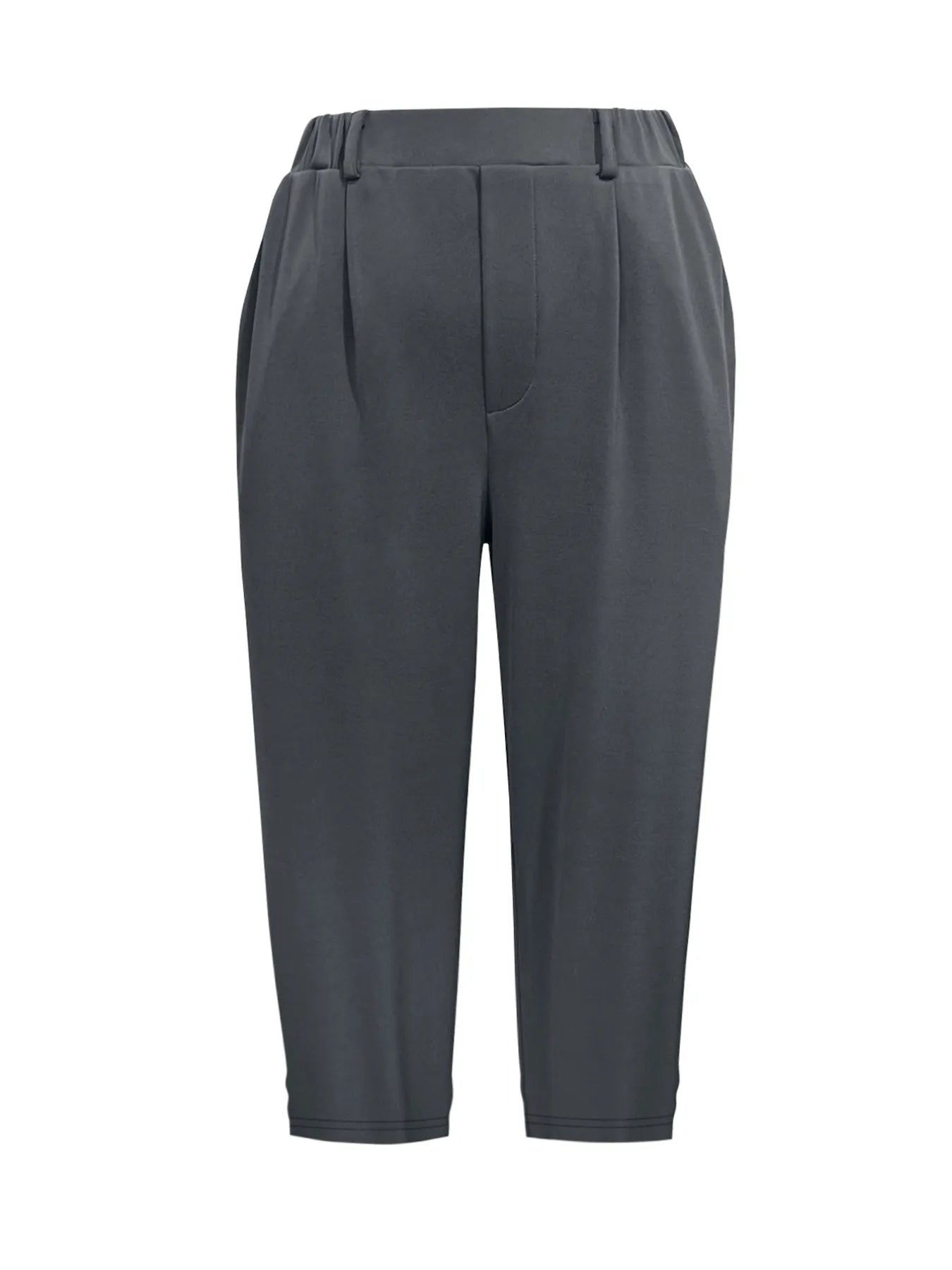Pleated Detail Pants with Pockets - Velora