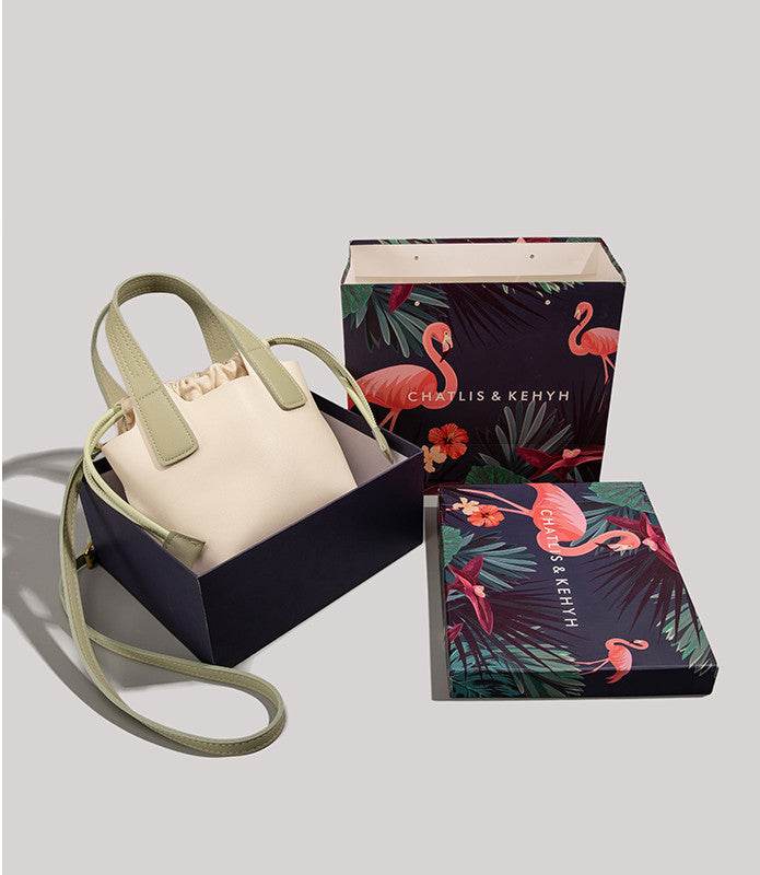 Trendy Luxury Light Luxury Niche Basket Bucket Bag - Velora