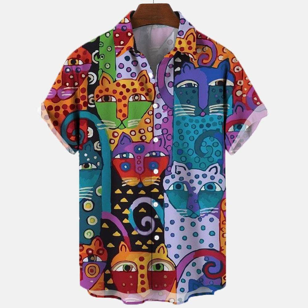 Digital Printed Large Shirt For Men - Velora