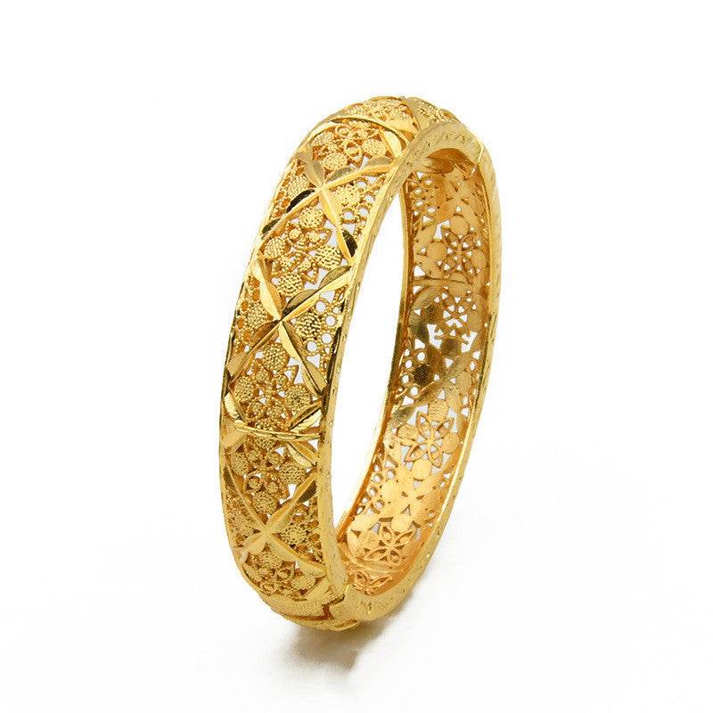 India Nigeria Women's Wedding Sand Gold Bracelet - Velora