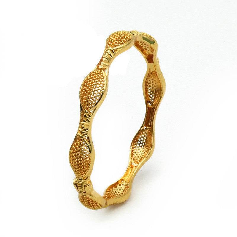 India Nigeria Women's Wedding Sand Gold Bracelet - Velora