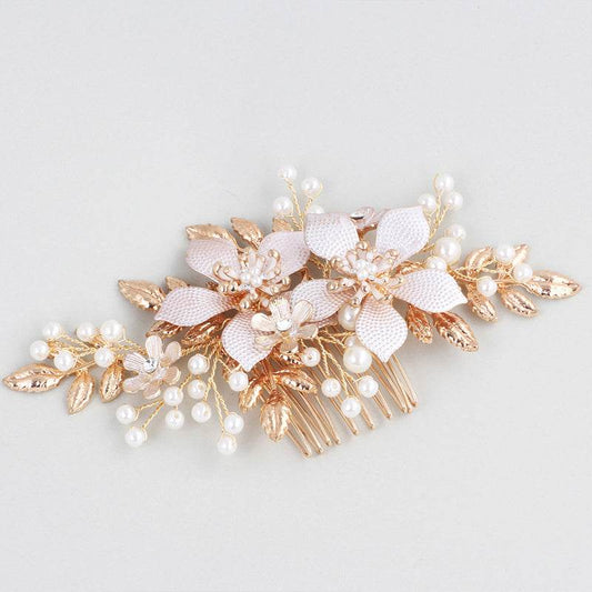 Bridal Headdress Wedding Pearl Hair Barrette