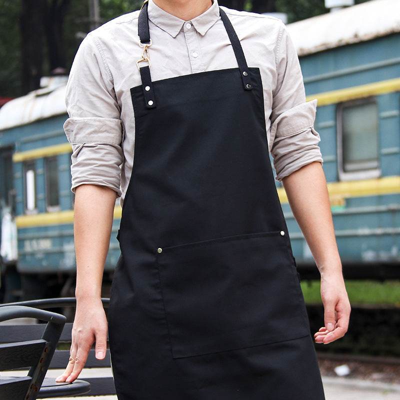 Home Kitchen Cooking Baking Drawing Men's And Women's Canvas Apron - Velora