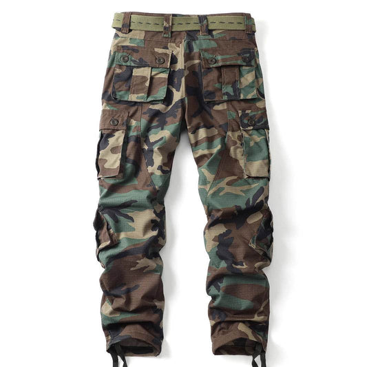 Military Camouflaged Men Tactical Mountain Cargo Pant Trousers - Velora