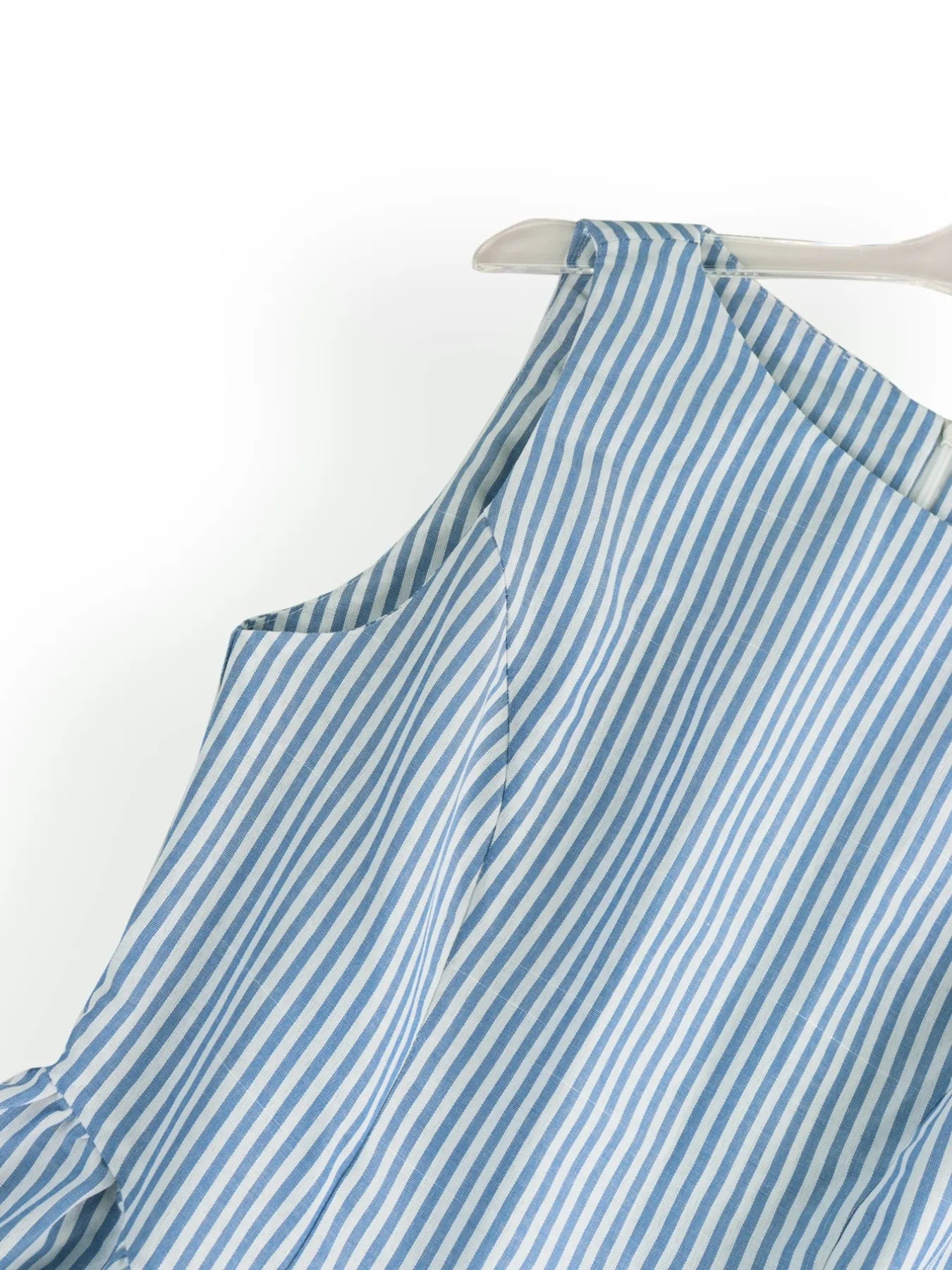Sleeveless Striped Midi Dress - Velora