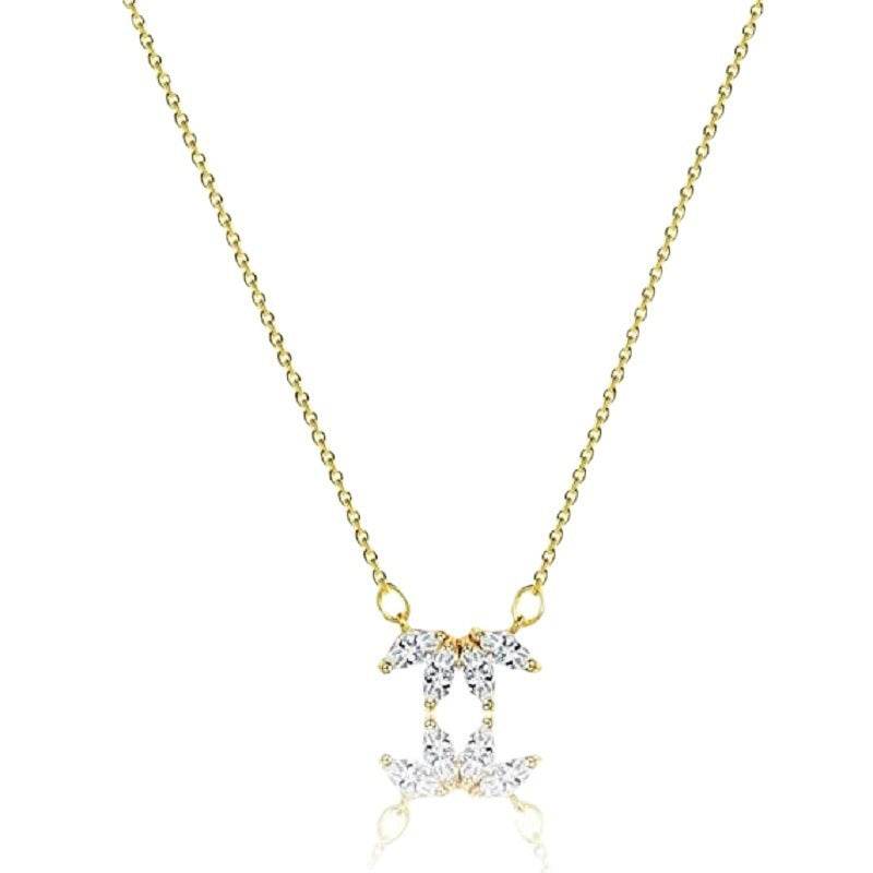 Fashion Jewelry Minimalist Shining Flower Petal Necklace For Women Girls Lotus Flower Pendant Necklace Female Party Anniversary Jewelry Gift - Velora